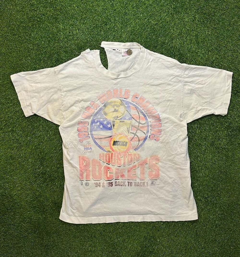 Vintage 1995 Houston Rockets NBA World Champions T-Shirt